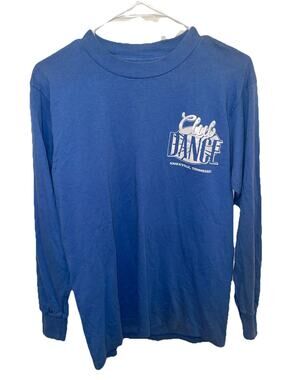 Vintage Club Dance Knoxville TN Long Sleeve T-Shirt USA Made Size M